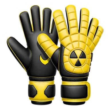 Football goalkeeper gloves sticker