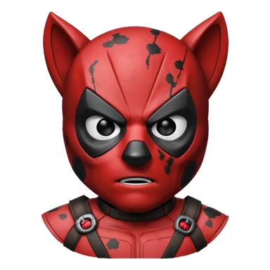 dogpool from Deadpool & Wolverine movie sticker