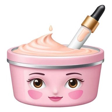 Light pink small Clinique tub with eye cream sticker