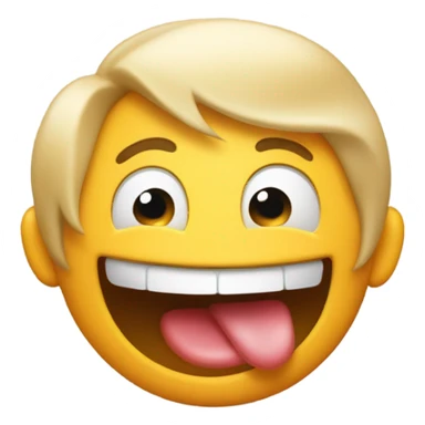 Naughty emoji sticker