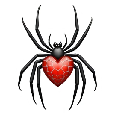 Make the I love u using spider web emoji 

 sticker