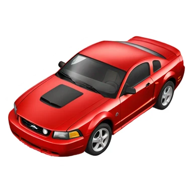 Ford mustang 2003 red sticker