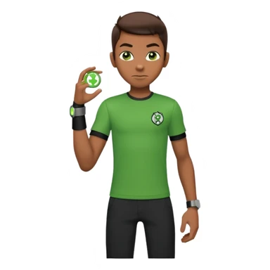 Ben 10 RACE AGAINST TIME crashes Ben 10 classic  sticker