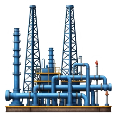 Oil and gas drilling site sticker