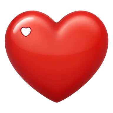 Create a heart (love) reaction emoji for a new social media app sticker