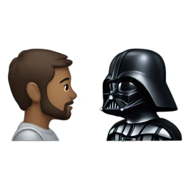 darth vader being gay sticker