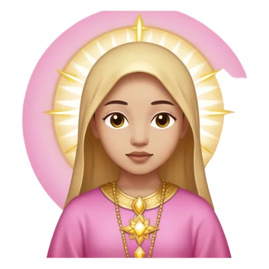 Pink gold spirituality sticker