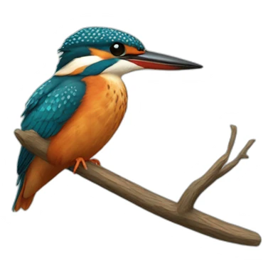 Kingfisher sticker