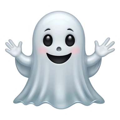 cute creepy ghost sticker