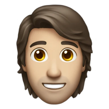 Male Photographer brunette elegant sticker