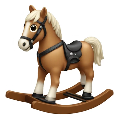 Rocking horse TOY sticker