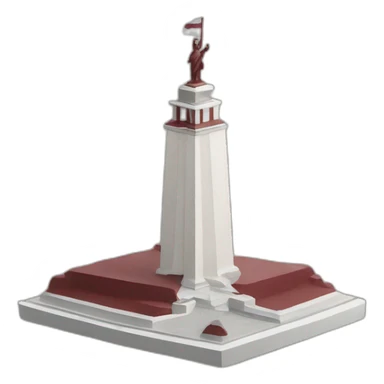 latvian monument of freedom sticker
