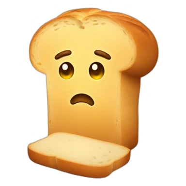 sad bread sticker