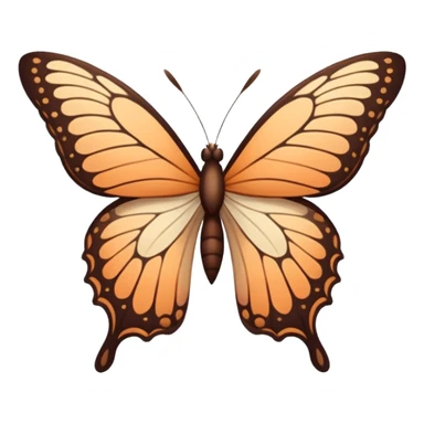 mariposa aesthetic de color sticker