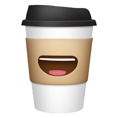 coffee cup to go sticker