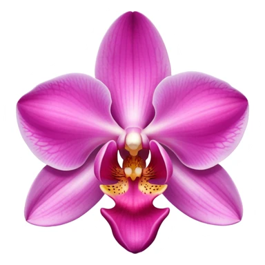 Baby pink orchid flower  sticker