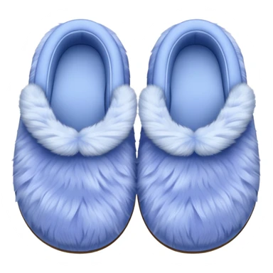 periwinkle fur slippers sticker