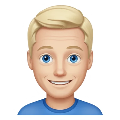 Elmer Bäck, Finnish Actor (b.1981) with blue eyes sticker