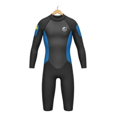 wetsuit hang on a hanger full sticker