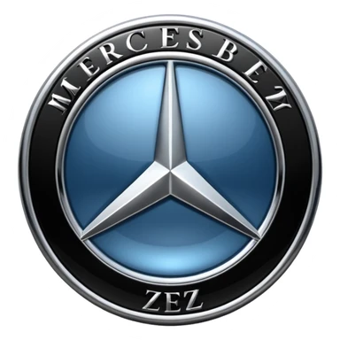 Mercedes benz logo sticker