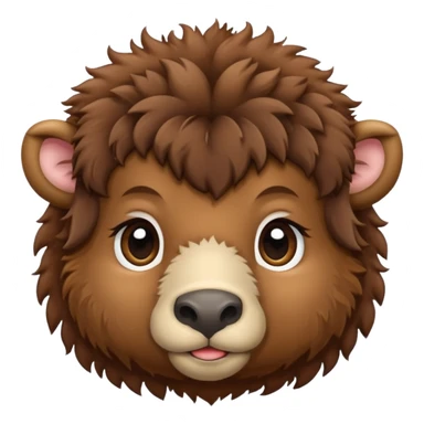 Bébé bison sticker