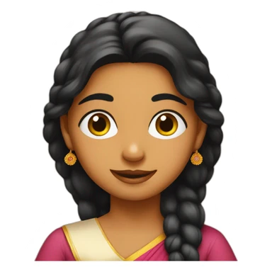 telugu girl sticker