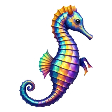 Caballo de mar real sticker