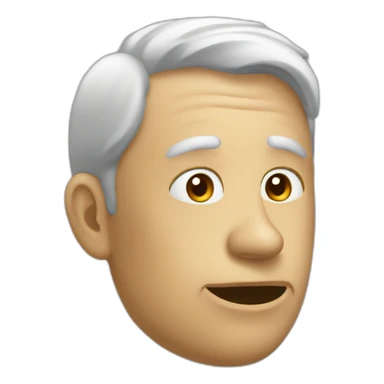 Une personne qui regarde de façon bizarre et qui fait une tête pas contente sticker