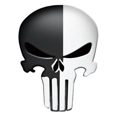 the punisher flag sticker