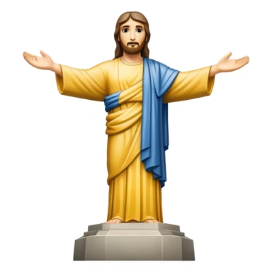 Christ the Redeemer, no frame sticker