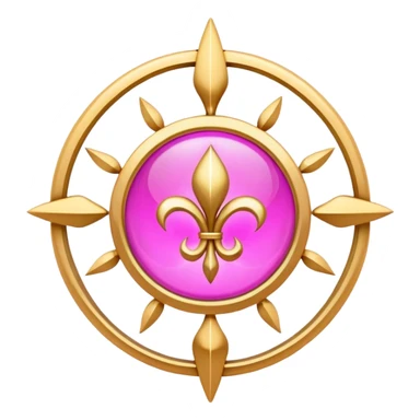 Pink gold spirituality sticker