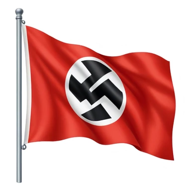 Supreme Nazi flag sticker