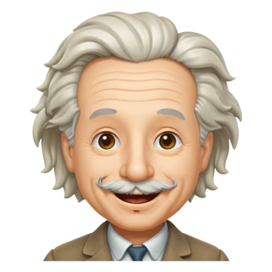 Einstein guiñando un ojo sticker