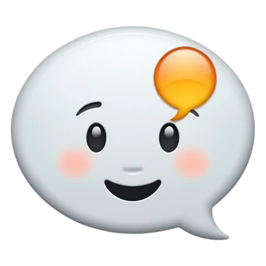 gloss Speech balloon sticker