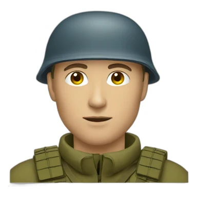 Ukrainian soldier  sticker