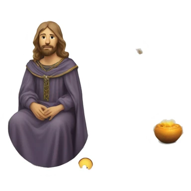 Cartas de tarot con una vela encendida  sticker