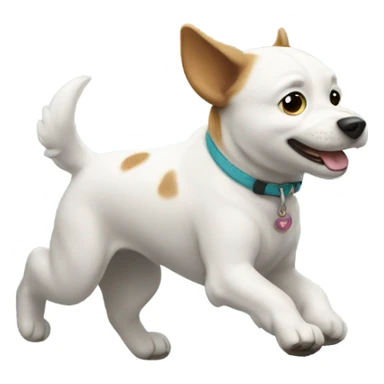 Dog moonwalking sticker