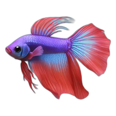 Betta fish sticker