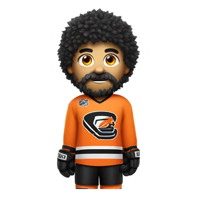 flyers gritty mascot sticker