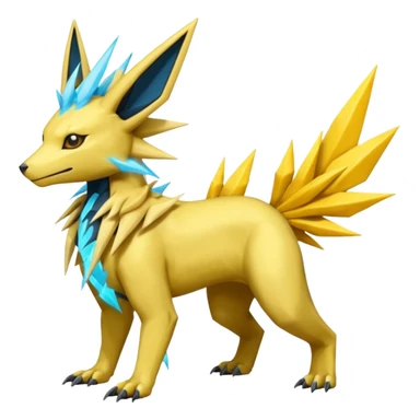 Jolteon-Salandit-Manectric-Electrike-Zeraora-Fakémon-hybrid-creature (full body)  sticker