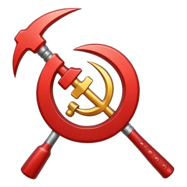 hammer and sickle sticker
