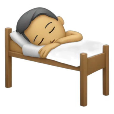 personne qui dort sticker