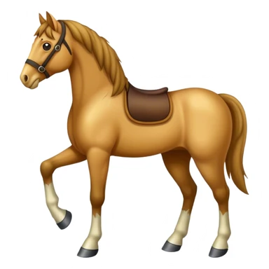 horse with feet sticker