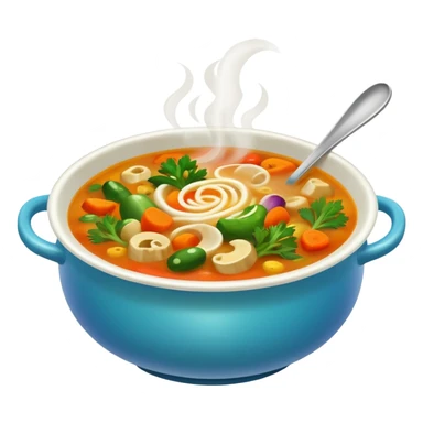 yummy soup sticker