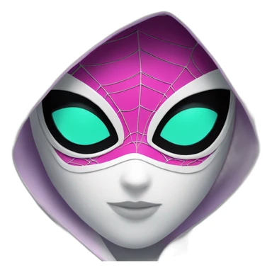 Spider Gwen in mask sticker