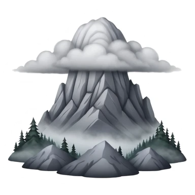 Like a  really foggy oregon mountain  sticker