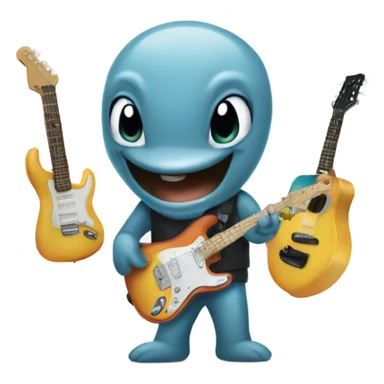 Dolphin Rock Band sticker