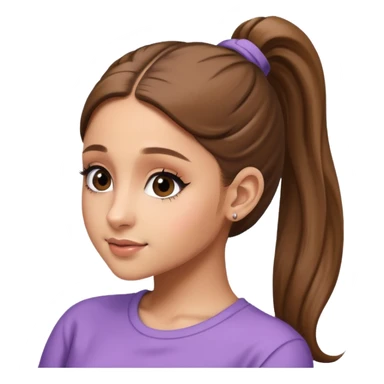 ariana grande ponytail 2025 a little older she’s 32 not 12 sticker