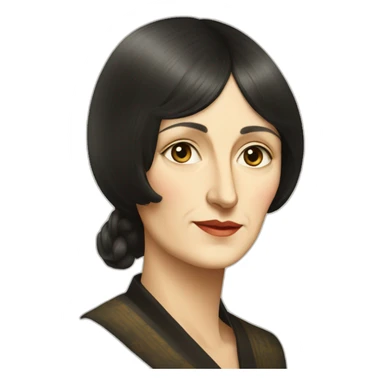 anna akhmatova russian poet sticker