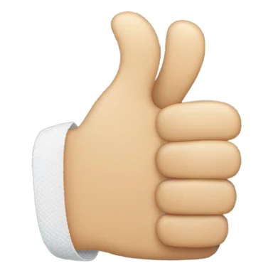 thumbs up emoji with a bandage on sticker